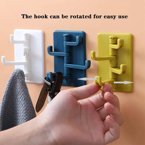 Adhesive Wall Hanger Hook (2 Pc)